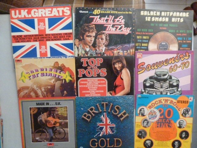 43 LP,  compilations année '60, '70, '80, Compilation, Enlèvement ou Envoi, Utilisé, LP