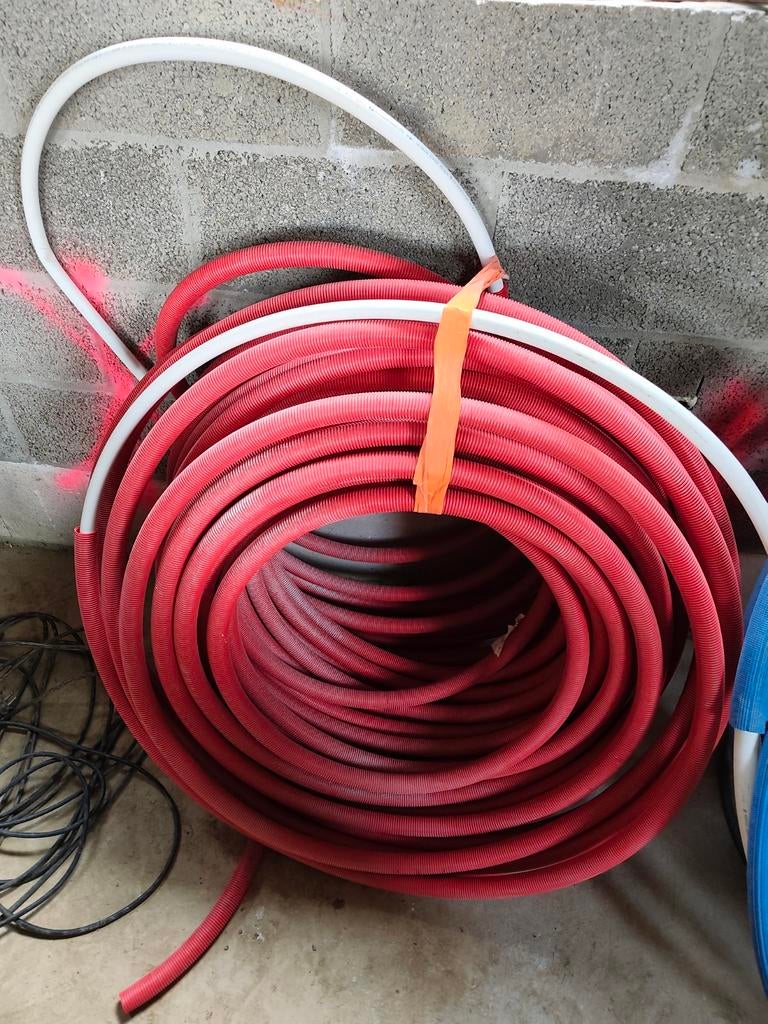 Alpex 20mm rood ommanteld 68m, Doe-het-zelf en Bouw, Ophalen of Verzenden