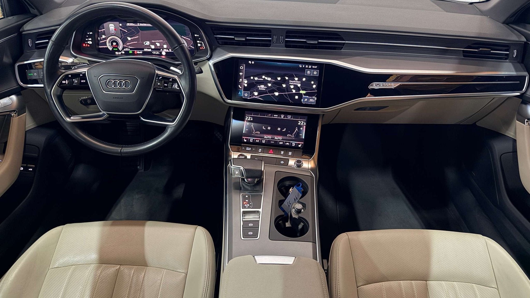 Audi A6 Avant PHEV 50 TFSI e Garantie Plug in Benzine, 32 g/km, Gebruikt, 1984 cc, Wit