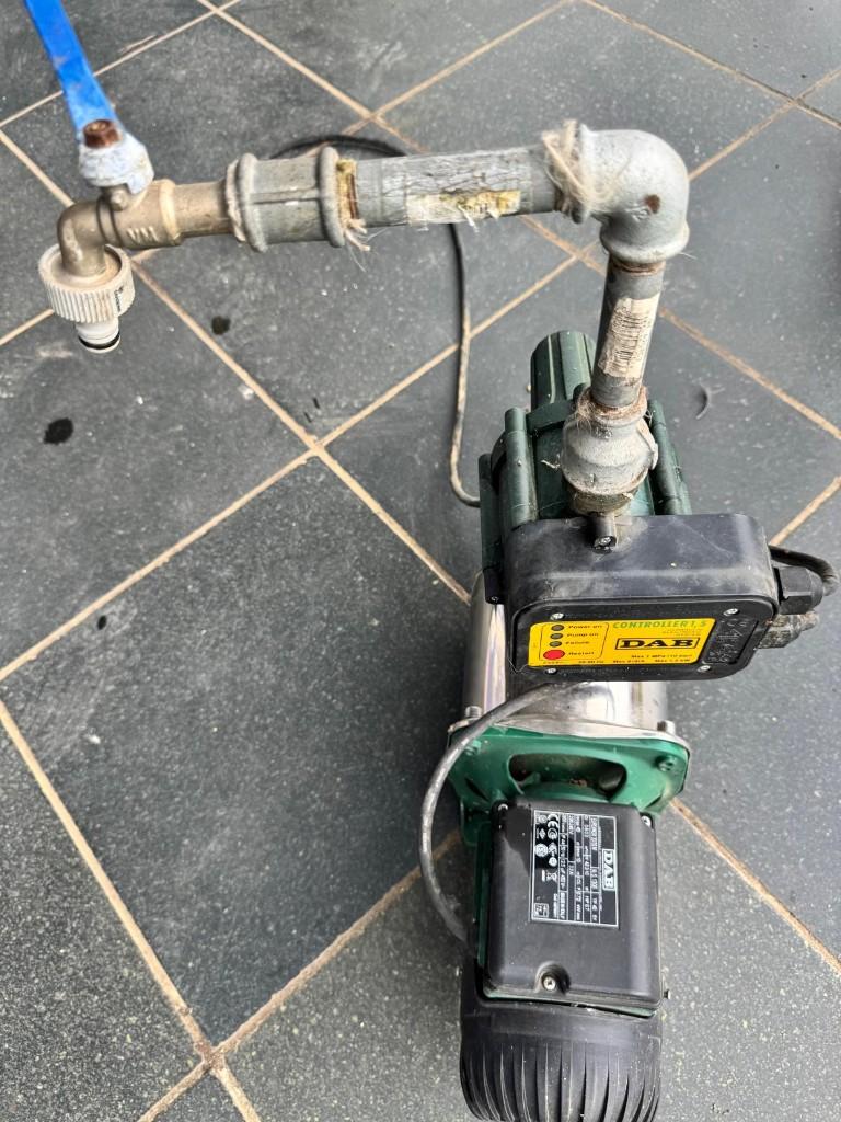 Regenwaterpomp, Ophalen, Gebruikt