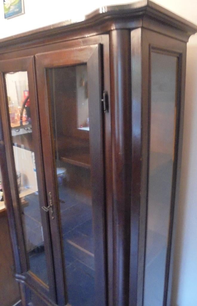 Armoire, vitrine avec serrure (2 parties transport), Enlèvement