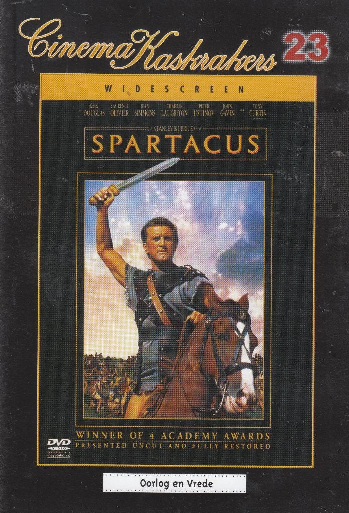 Stanley Kubrick's Spartacus op DVD, Verzenden, 1960 tot 1980, Actie en Avontuur
