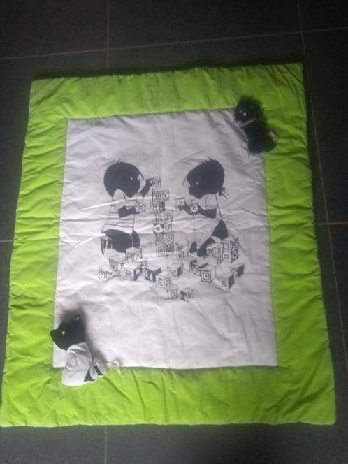 houten kinderpark[GRATIS]+boxkleed Jip&Janneke+autostoel ..., Enlèvement, Utilisé, Tapis de parc