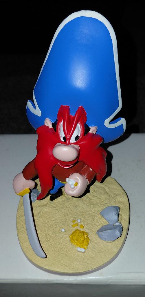 Looney Tunes Sam de piratenfiguur, Verzenden, Looney Tunes, Zo goed als nieuw, Beeldje of Figuurtje