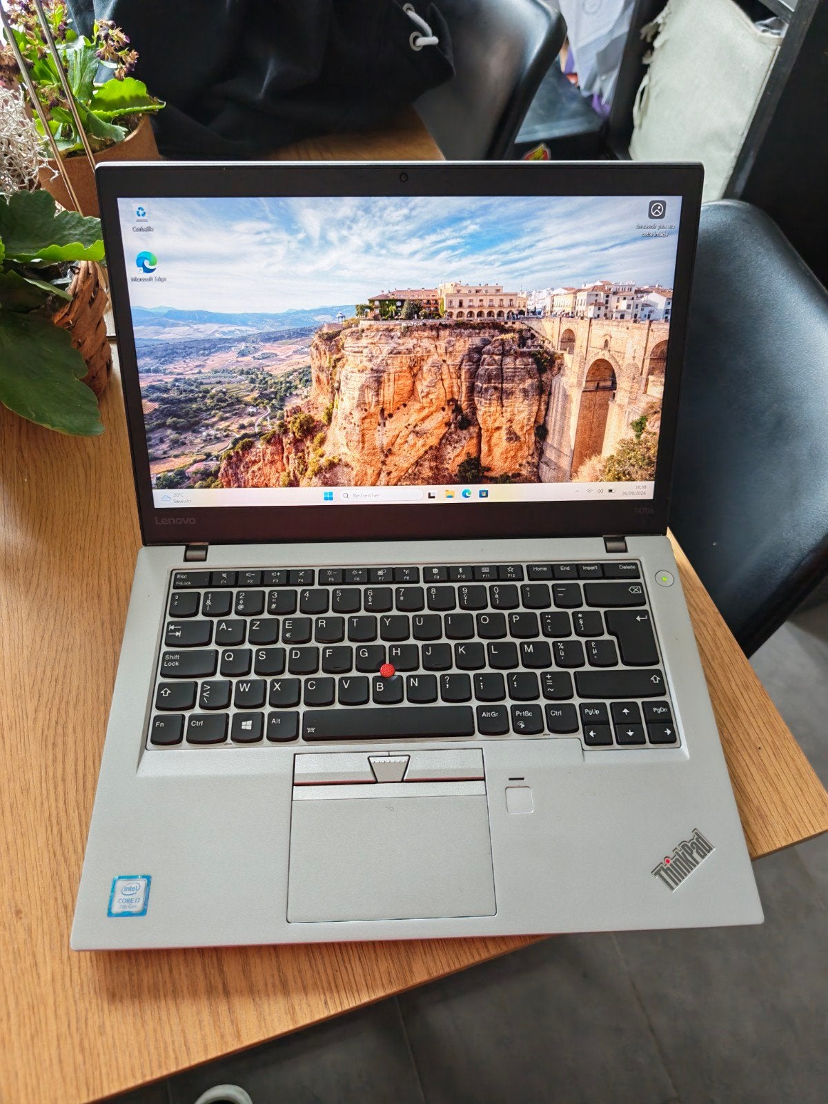 Lenovo thinkpad t470s 14" tactile, Informatique & Logiciels, Enlèvement ou Envoi, SSD