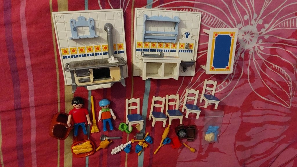 Playmobil lot cuisine, Enlèvement, Utilisé