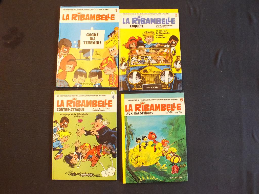 LA RIBAMBELLE (4 ALBUMS/1 EO/  EDITIONS DUPUIS, Enlèvement ou Envoi, Série complète ou Série, Comme neuf, Roba