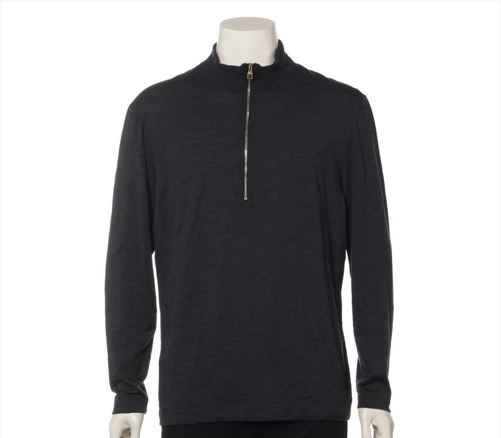 Pull Louis Vuitton Fin L, Gris, Taille 52/54 (L), Porté, Louis Vuitton