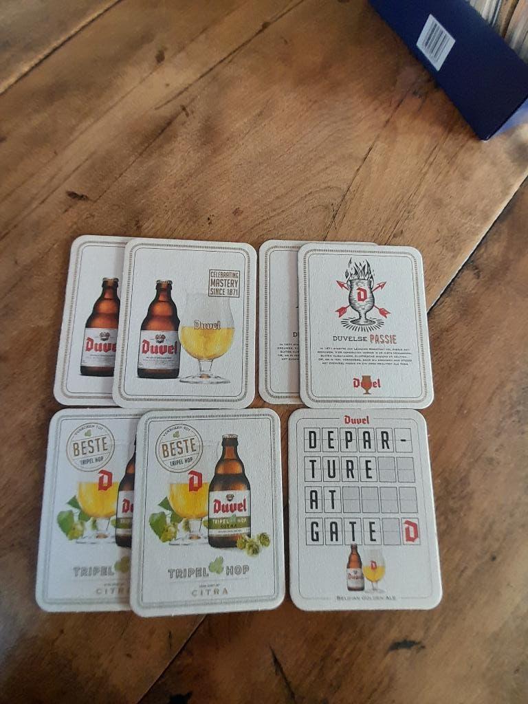 7 bierviltjes DUVEL, Verzamelen, Ophalen of Verzenden, Viltje(s), Duvel
