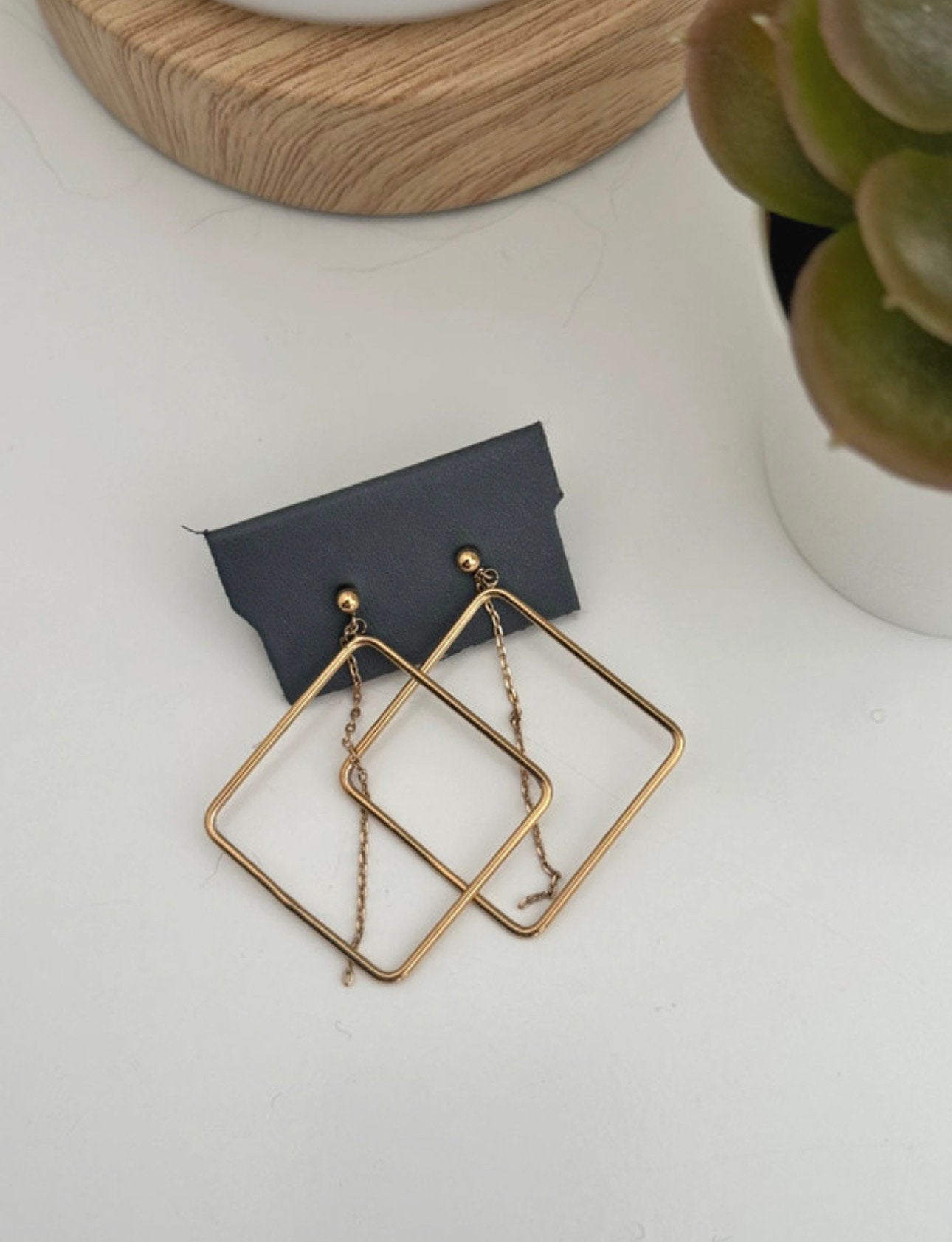 Boucles d’oreilles Histoire d’Or Idoia en plaqué or, Comme neuf, Or, Pendantes, Jaune