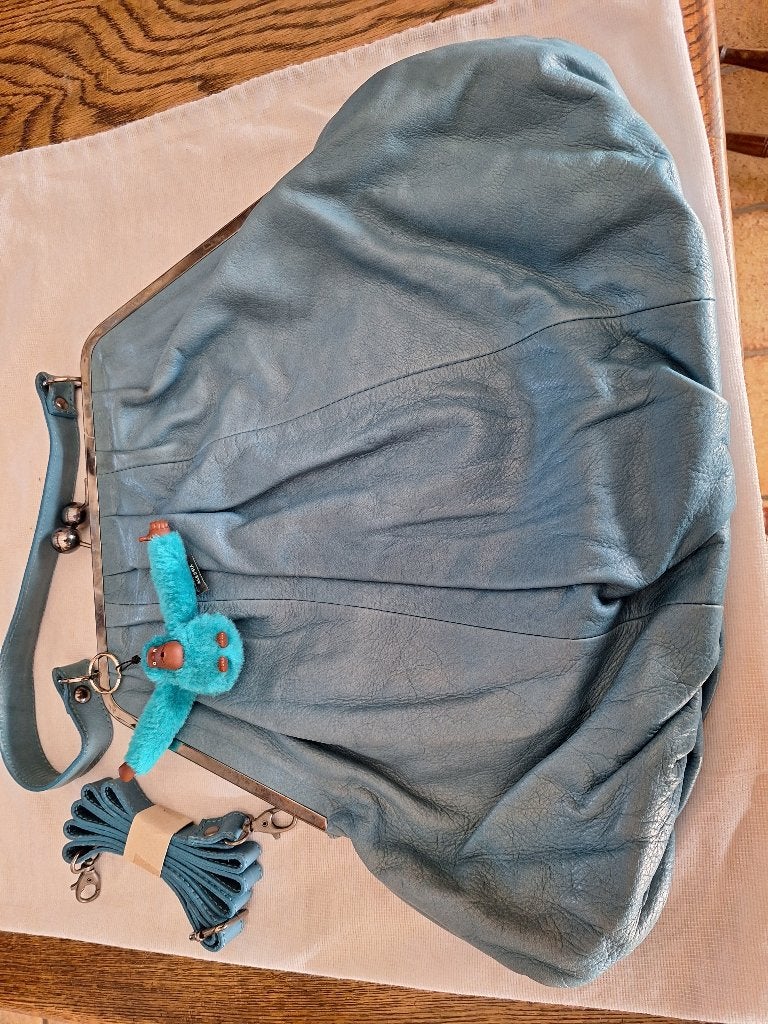 Lederen handtas dames, Ophalen of Verzenden, Zo goed als nieuw, Overige kleuren, Handtas