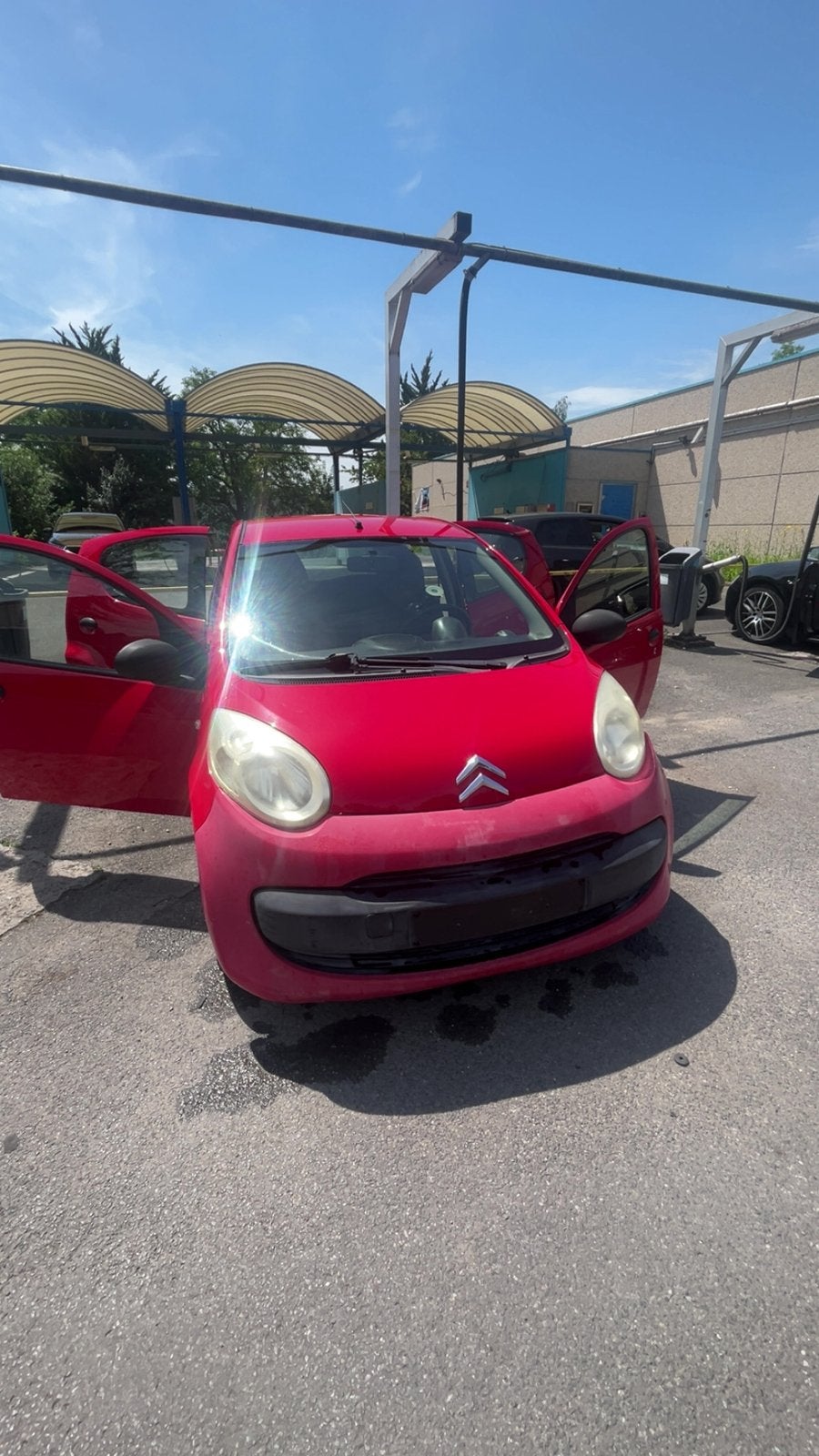 Citroën C1 1.0 essence 2006 – 197.685 km, Autos, Rouge, Achat, Entreprise, C1