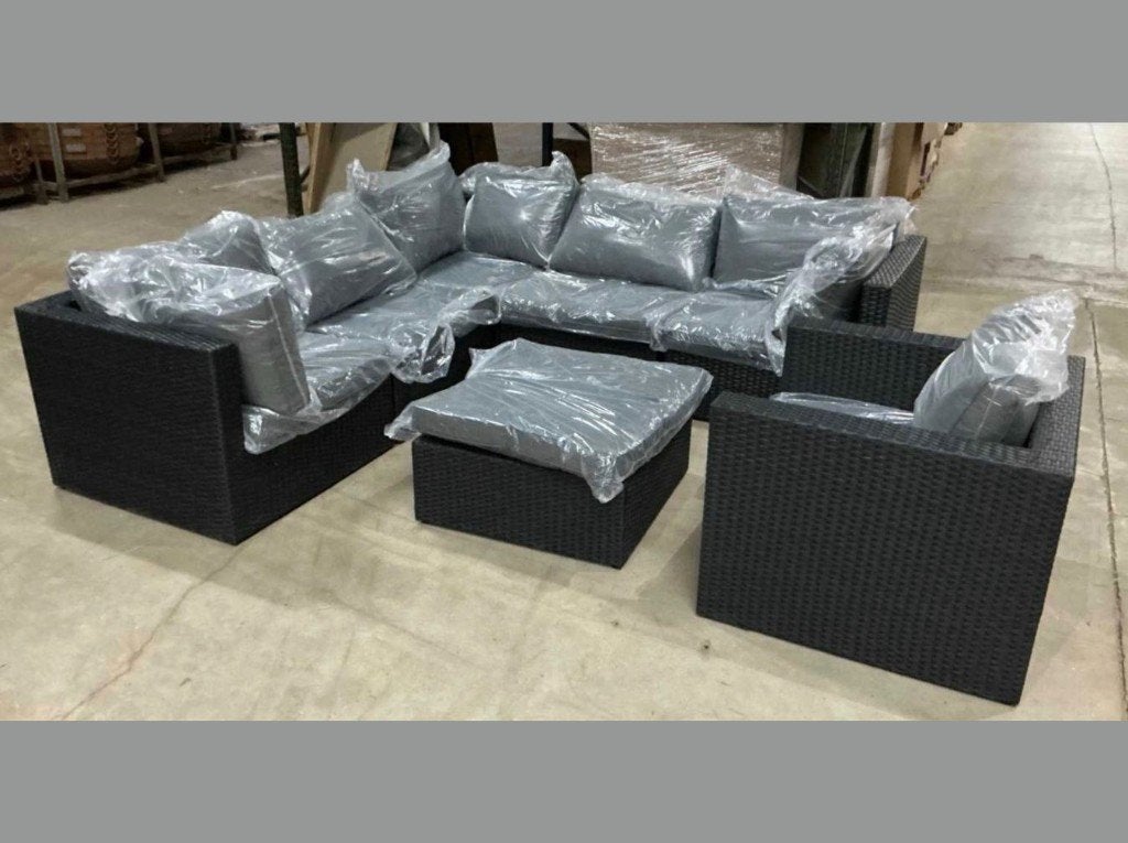 Loungeset – voor tuin, terras & poolhouse - Nieuw, Jardin & Terrasse, Neuf, Rotin, Banque, .