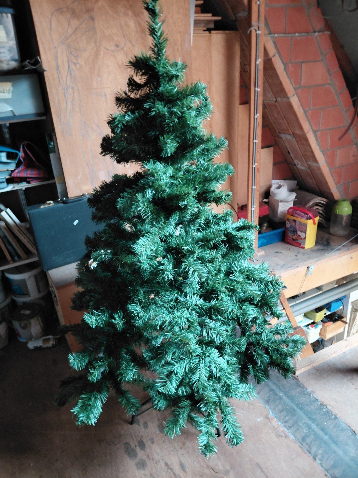 kunst kerstboom, Ophalen, Zo goed als nieuw