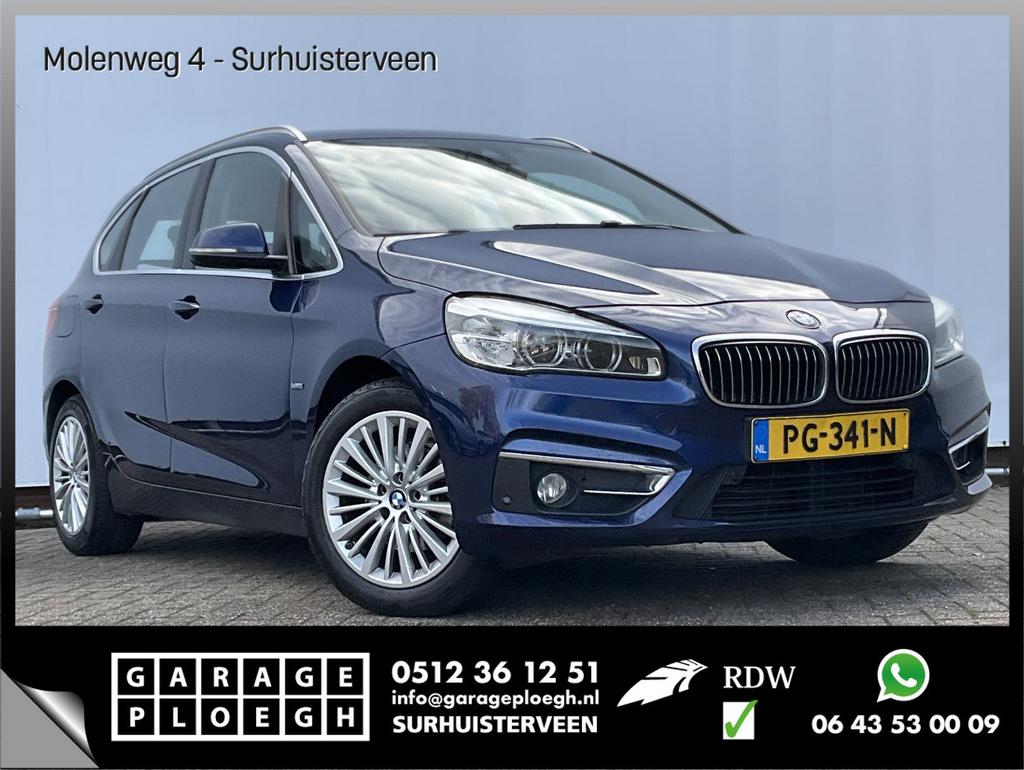 BMW 218 Active Tourer 2-serie 218i High Executive M-Sport He, Auto's, BMW, Automaat, Monovolume, Navigatiesysteem, Blauw