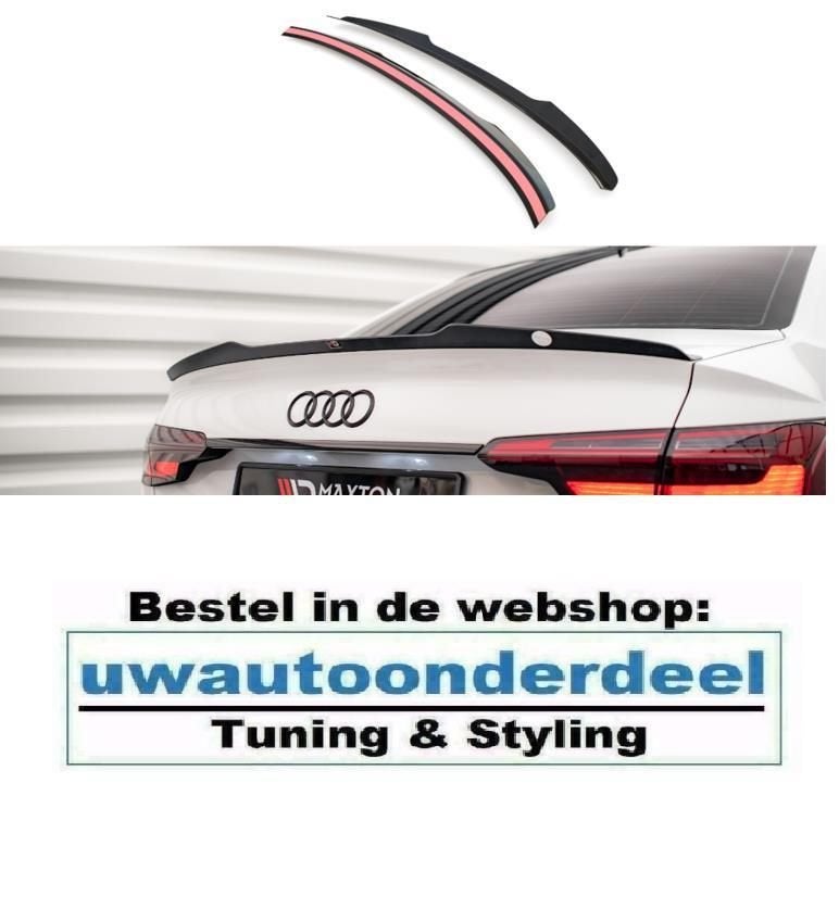 Maxton Design Achterklep Spoiler Voor Audi A4 B9 Facelfit, Verzenden