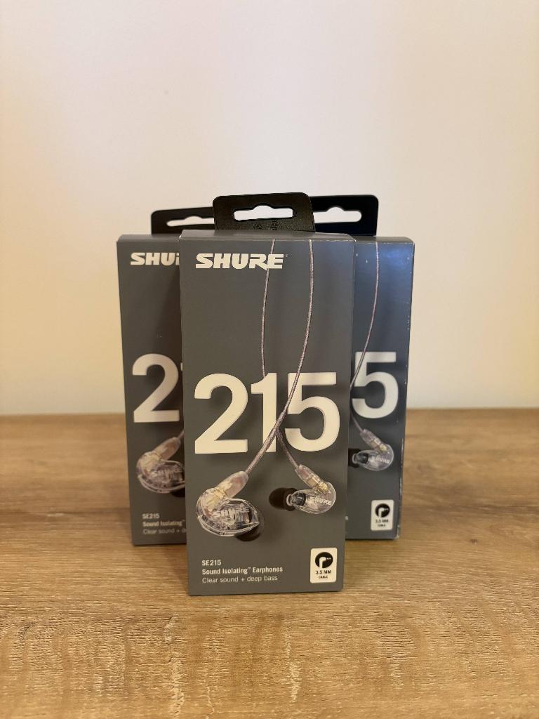 Shure SE215-CL - In-ear Monitor, Ophalen of Verzenden, Nieuw, Audio