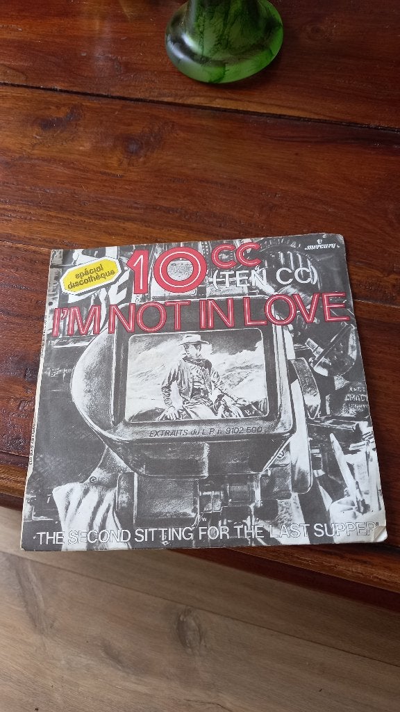 Vinyl (45t) 10CC "i'm not in love", Cd's en Dvd's, Ophalen, Zo goed als nieuw, Pop