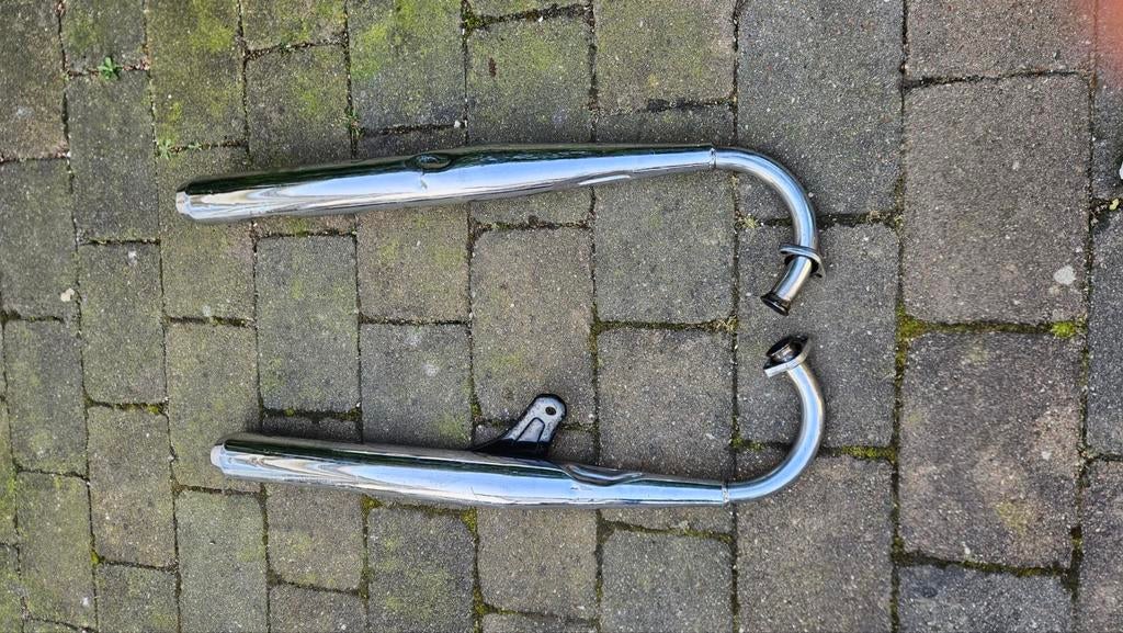 Yamaha AS3 125cc twin uitlaten zeldzaam, Ophalen of Verzenden