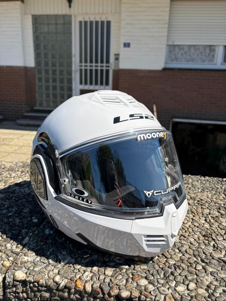 Casque Ls2 Advant Solid White, Autres marques, Seconde main, Enlèvement ou Envoi, XXL