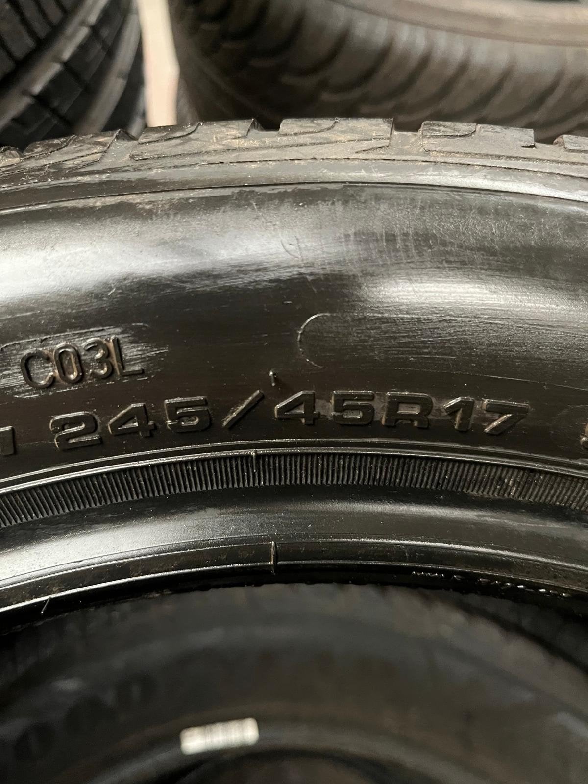 24545r17 245 45 r17 245/45/17 Goodyear Hiver avec montage, Enlèvement ou Envoi