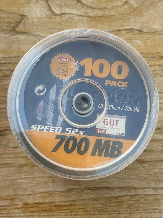 CD-R 700MB / 80min (100stuks), Cd, Nieuw, Ophalen of Verzenden, Op spindel