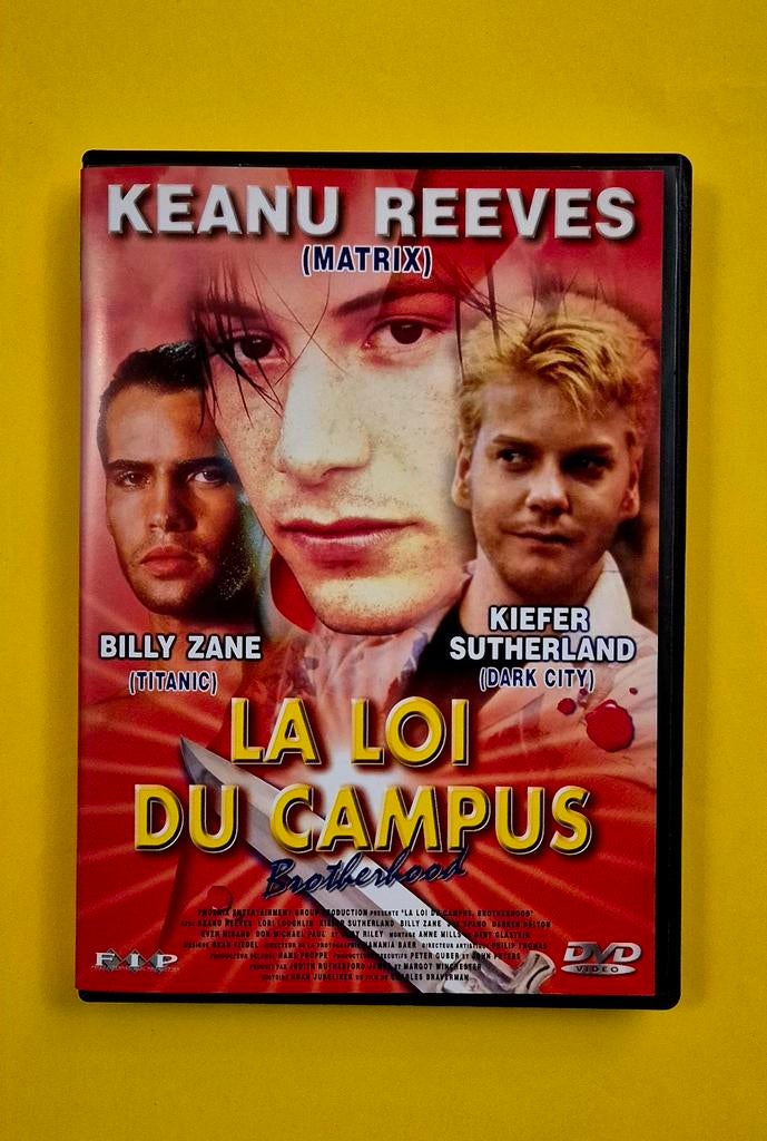 DVD 📀 La loi du campus - Keanu Reeves - Thriller 1986 V2, Cd's en Dvd's, Dvd's | Thrillers en Misdaad, Zo goed als nieuw, Detective en Krimi