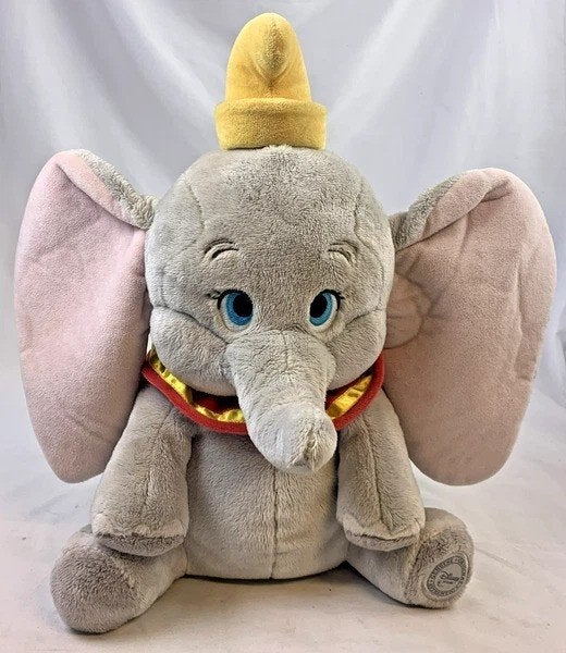 Peluche Disney Store Dumbo 37 cm Dumbo l'éléphant volant, Disney, Disney, Comme neuf, Éléphant