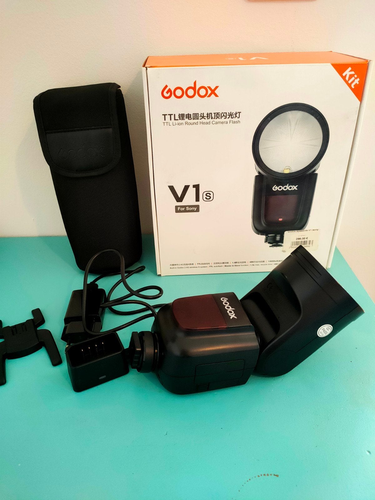 Godox V1-S ronde flitser voor Sony (kit), Audio, Tv en Foto, Ophalen, Sony, Godox, Draadloos