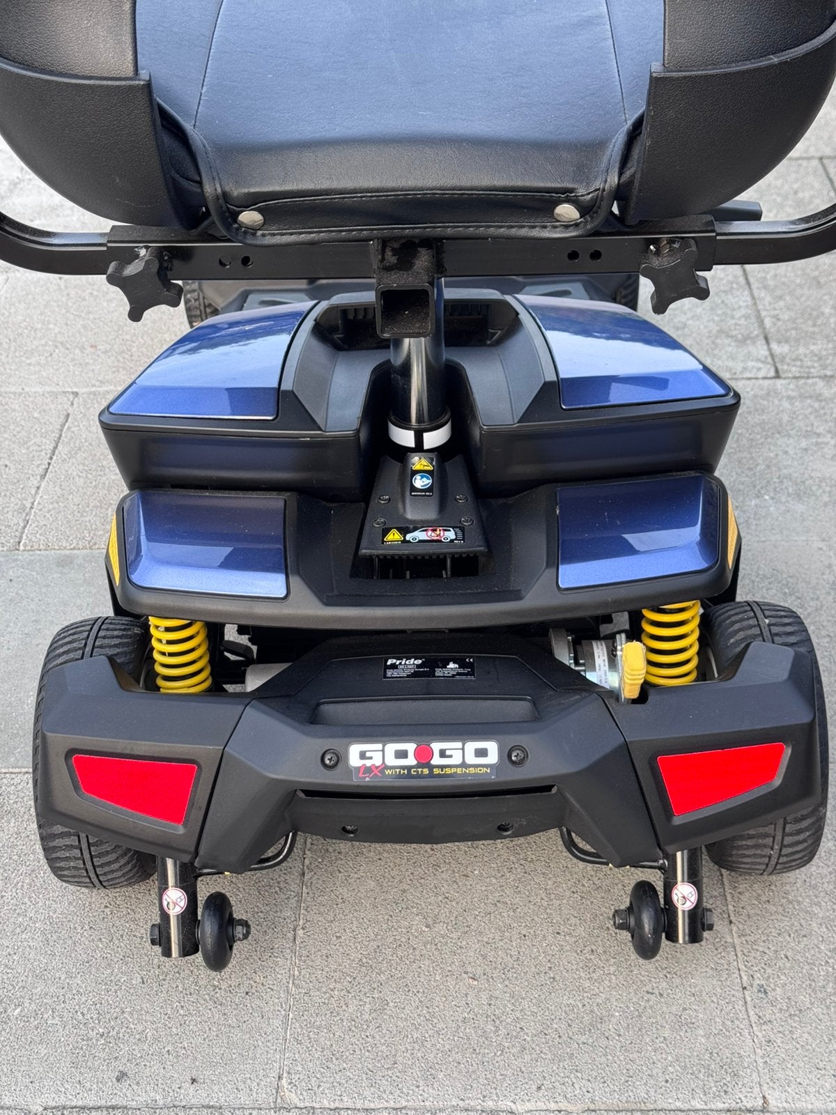 Pride GO.GO met LX CTS vering Scootmobiel Invalide Scooter, Ophalen of Verzenden, Elektrische rolstoel
