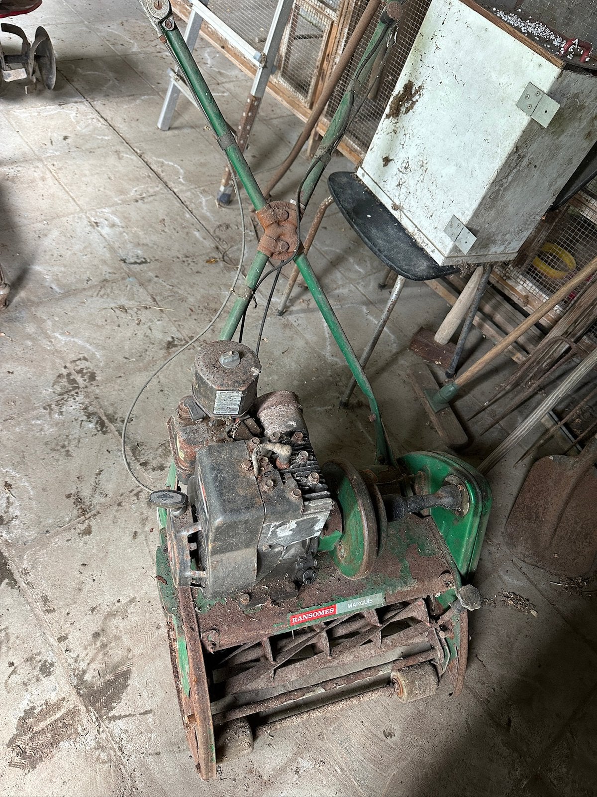 Grasmaaier Ransomes Marquis, Ophalen, Zo goed als nieuw
