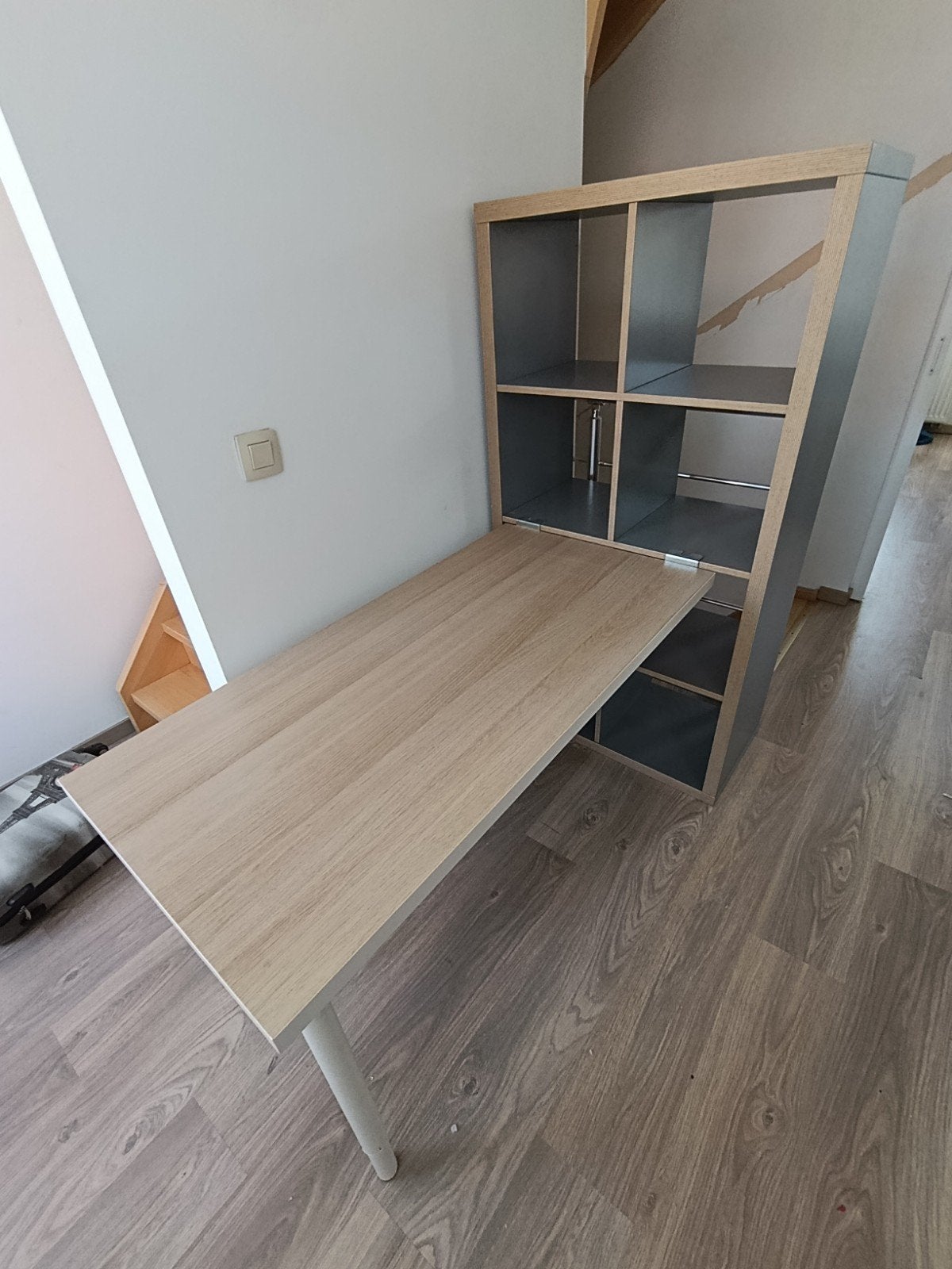 kllax + bureau, Maison & Meubles, Enlèvement, Utilisé, IKEA, Bureau-armoire combiné
