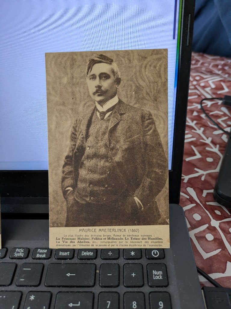 Maurice Maeterlinck, Ophalen of Verzenden, Voor 1920, Ongelopen