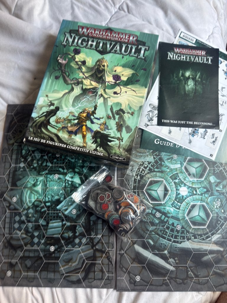 Warhammer Underworlds Nightvault plateaux et jetons, Enlèvement ou Envoi, Utilisé, Warhammer, Accessoires