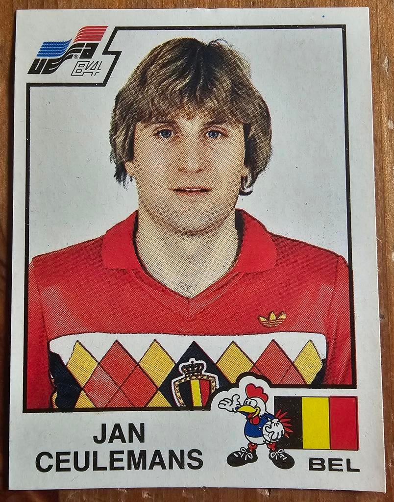 Panini Euro 84 n 105 Jan Ceulemans Unused Belgique !, Enlèvement ou Envoi, Comme neuf, Autocollant