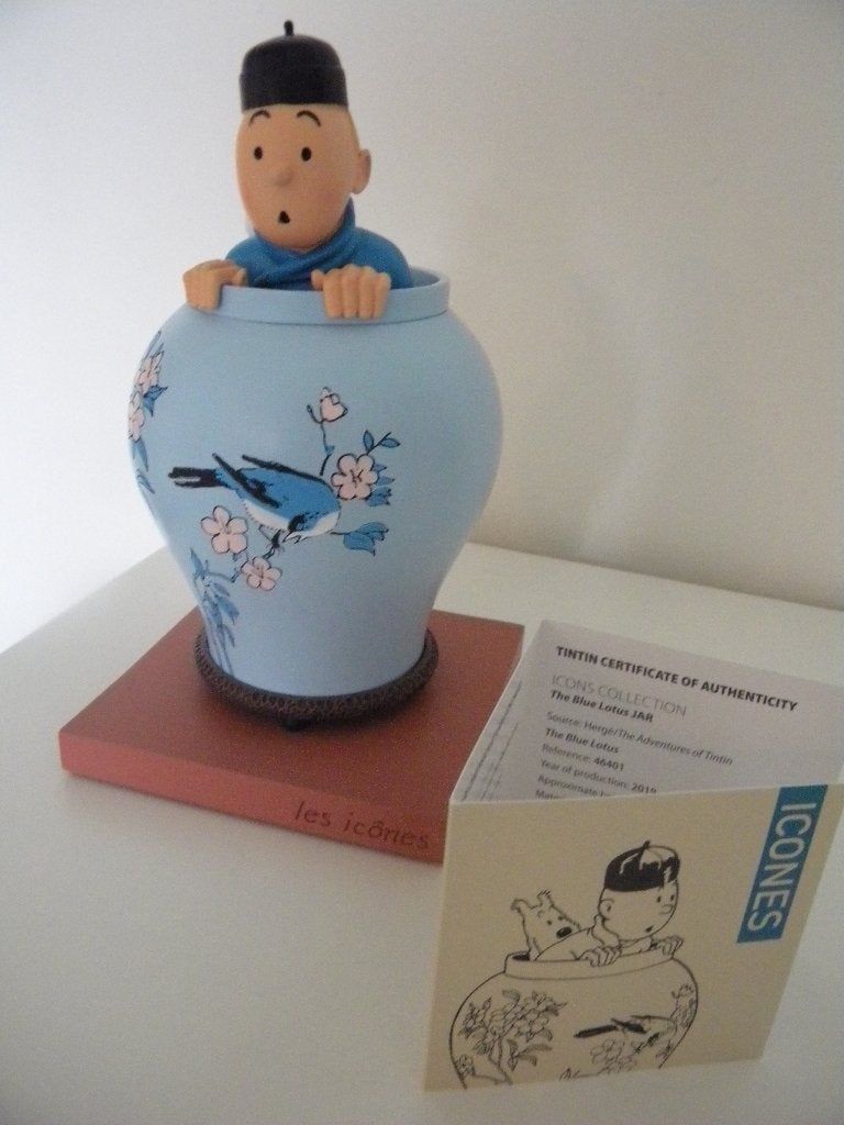 Beeldje van Kuifje, de potiche van de Iconen, Ophalen of Verzenden, Kuifje, Nieuw