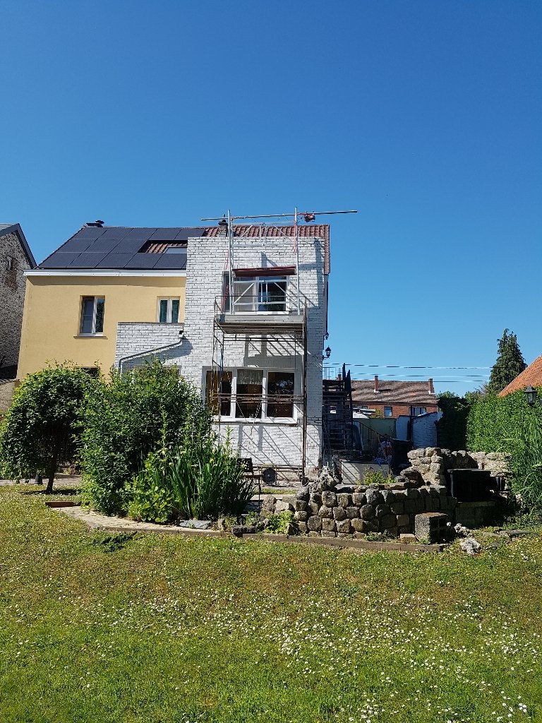 Echafaudage en acier (très grand), Ophalen, Gebruikt, Rolsteiger of Kamersteiger, 5 meter of hoger