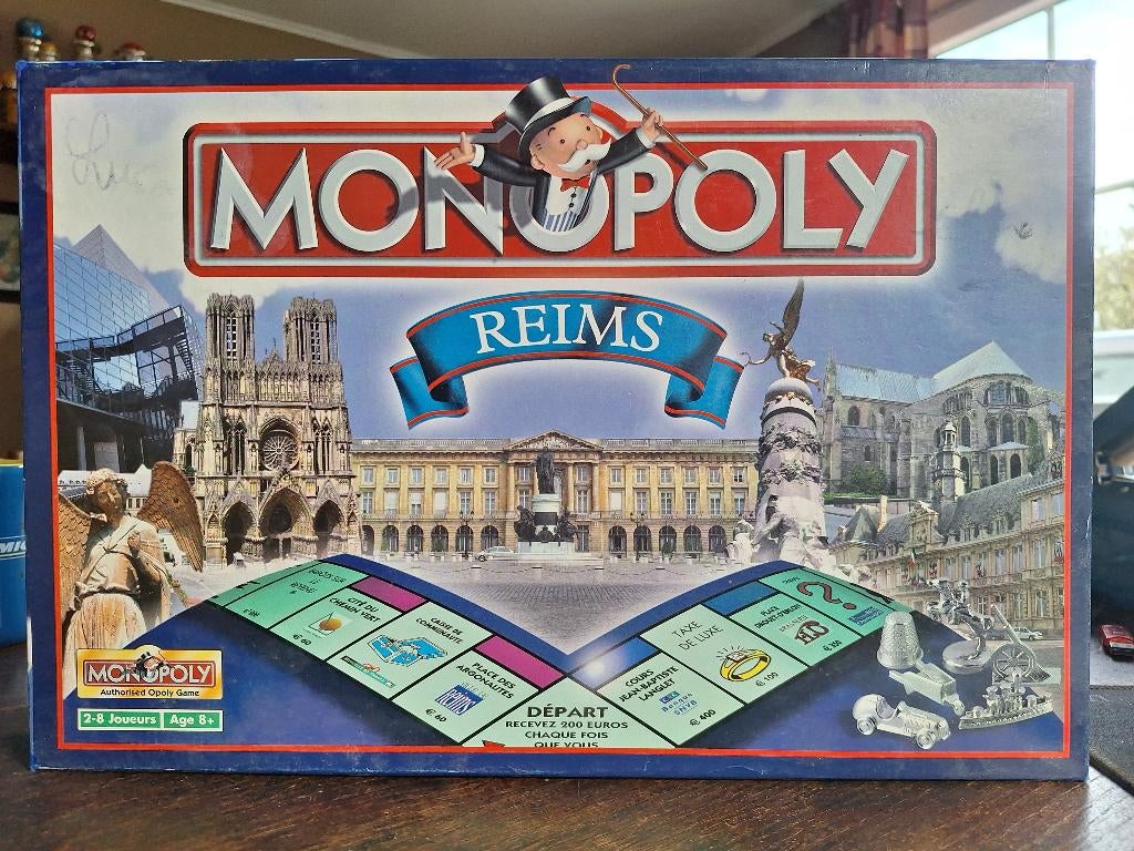 MONOPOLY REIMS, Cinq joueurs ou plus, Enlèvement ou Envoi, Utilisé, Hasbro