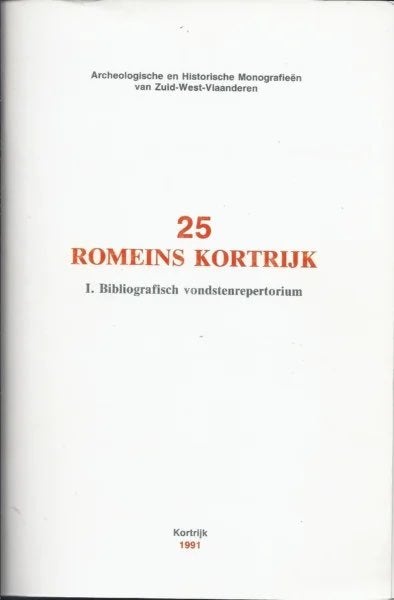 ROMEINS KORTRIJK (ARCHEOLOGIE ZUID-WEST-VLAANDEREN), Boeken, Ophalen of Verzenden, Gelezen, Diverse auteurs