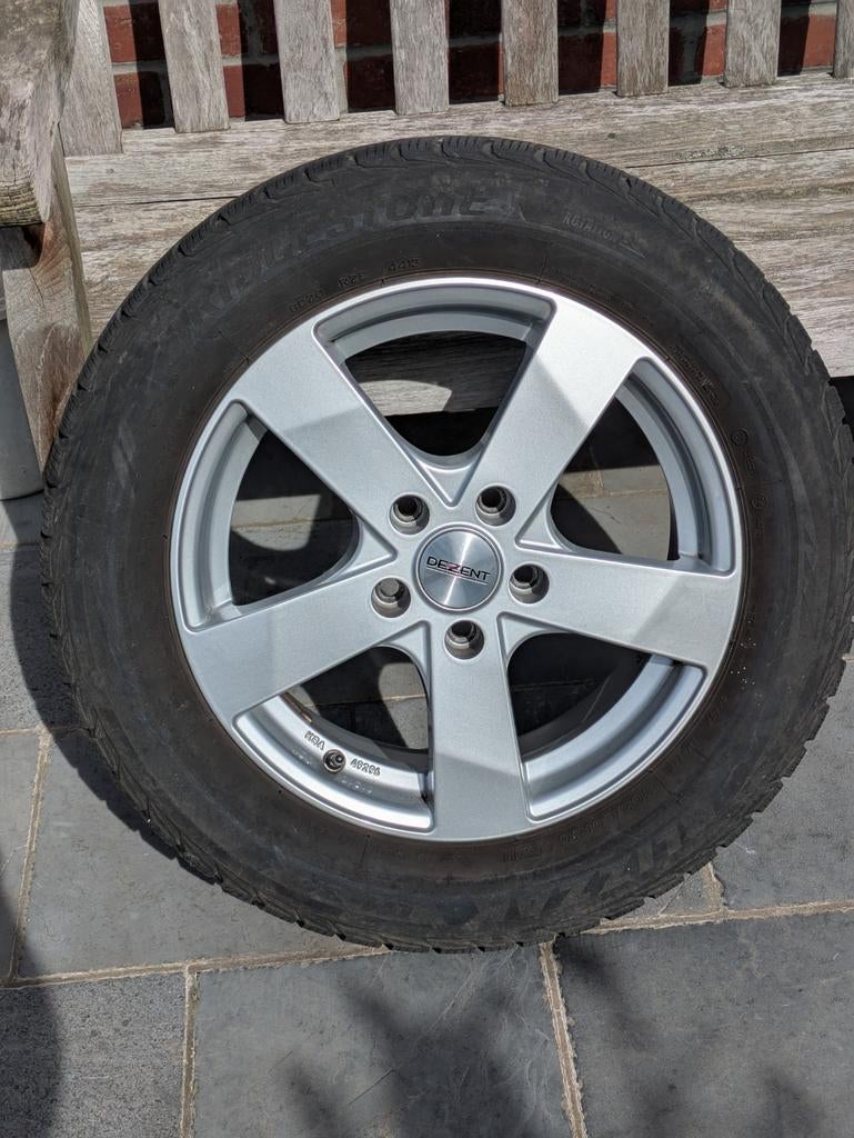 Velgen Dezent TD 16 inch met winterbanden, Ophalen, Gebruikt, 16 inch, Band(en)