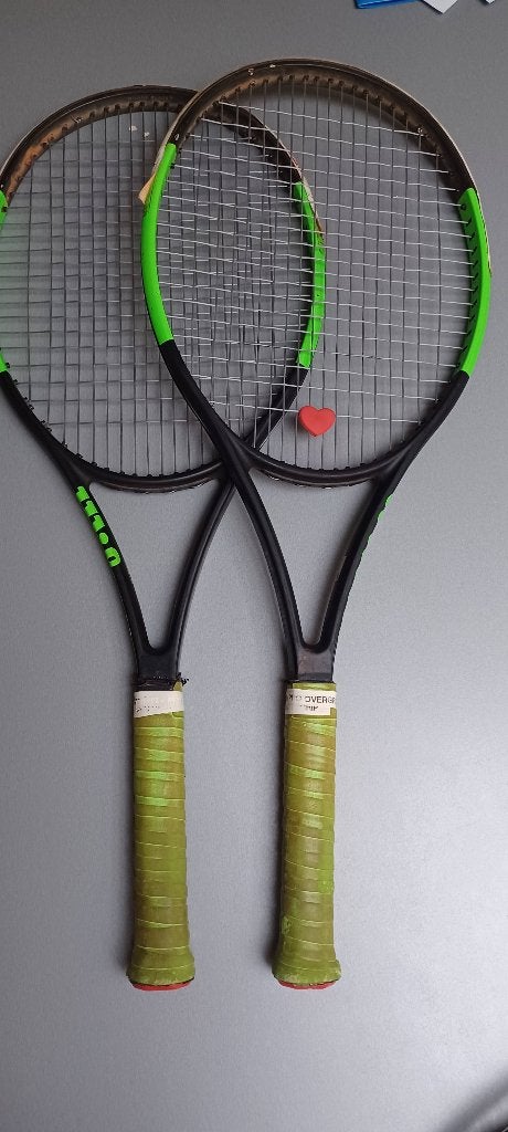 Twee wilson blade 104 tennisraketten, Enlèvement ou Envoi, Raquette, L1, Wilson