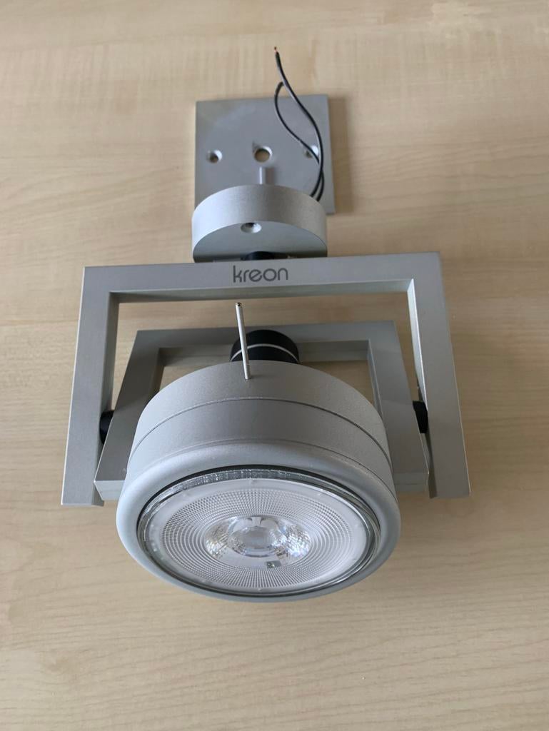 Plafondspot Kreon met grote spotlamp in, Ophalen, Zo goed als nieuw