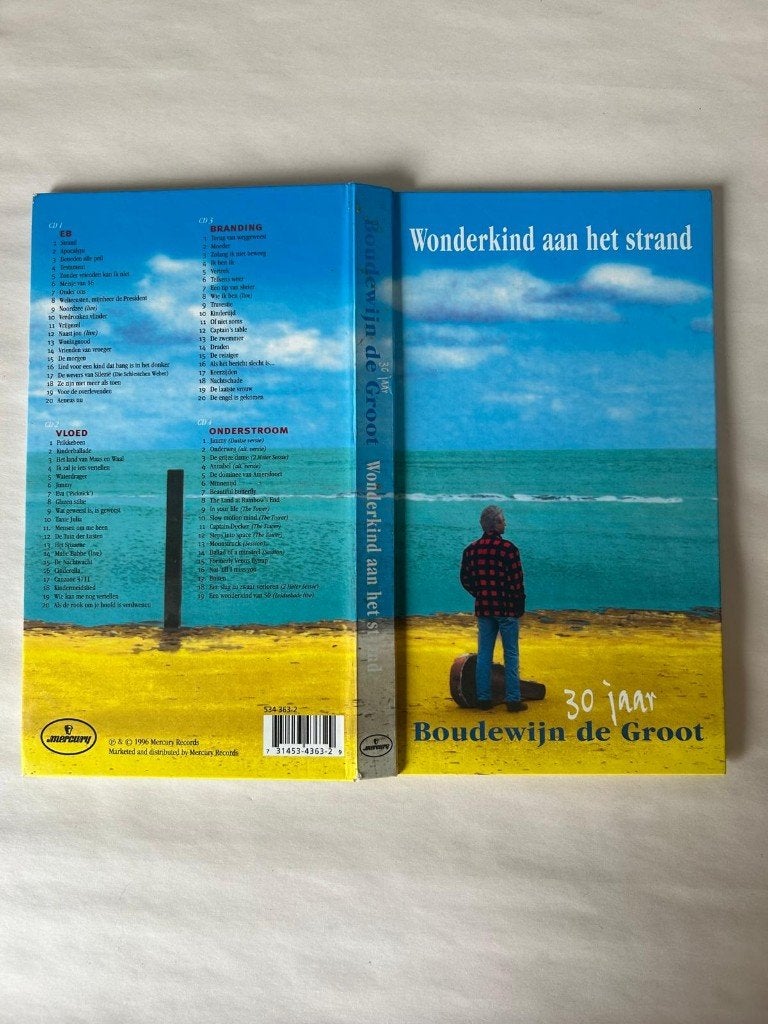 Boudewijn de Groot — Wonderkind 4 CD + livre + CD cadeau, CD & DVD, Enlèvement ou Envoi, Autres genres, Compilation, Utilisé
