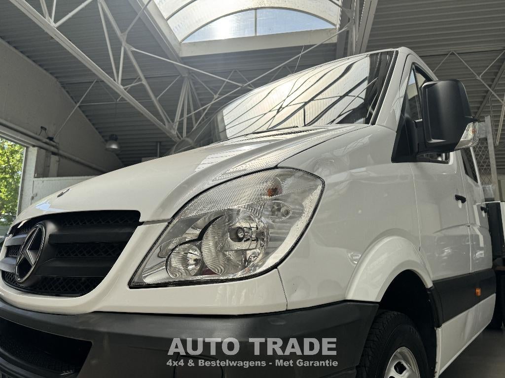 Sprinter | Dub. Cab. | Open Laadbak | Rijbewijs B of C, Auto's, Bestelwagens en Lichte vracht, 4 cilinders, Wit, Mercedes-Benz