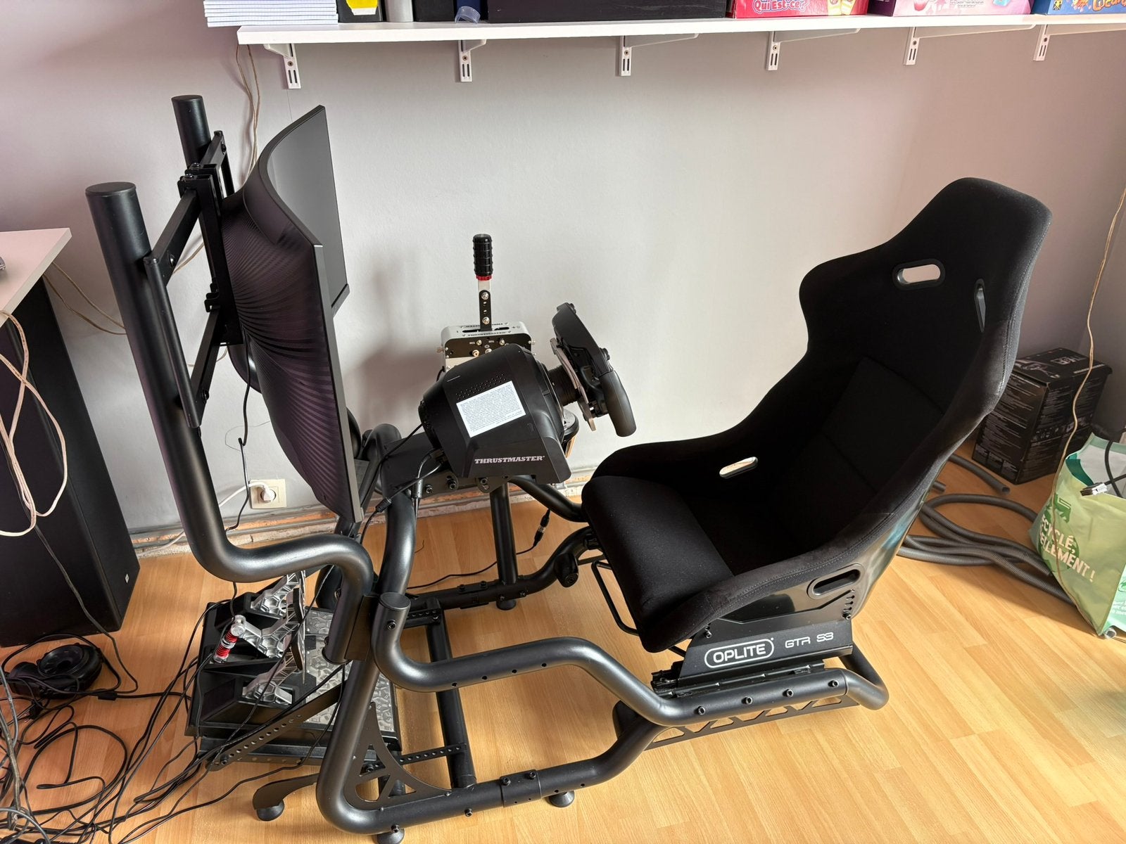 Sim Racing Oplite Thrustmaster, Ophalen, Gebruikt