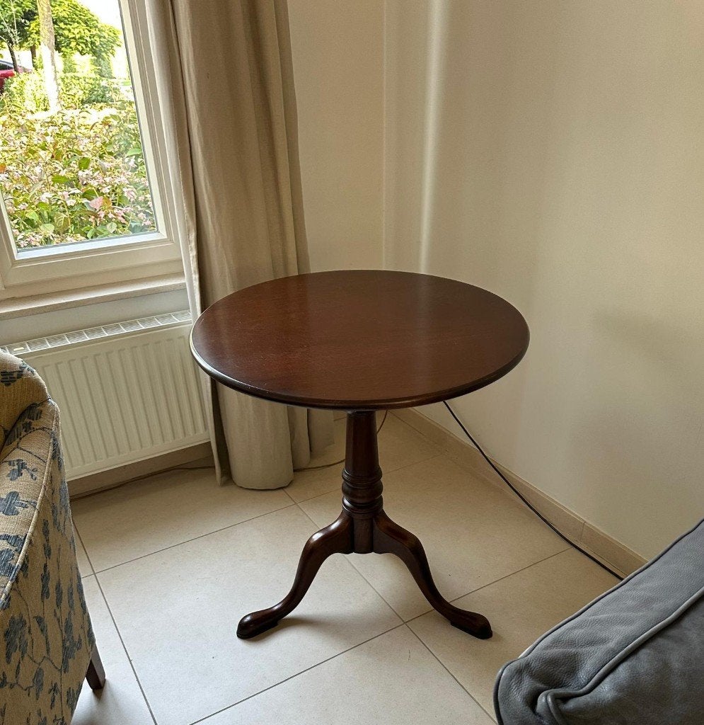 Antieke engelse Tilt top tafel, Ophalen