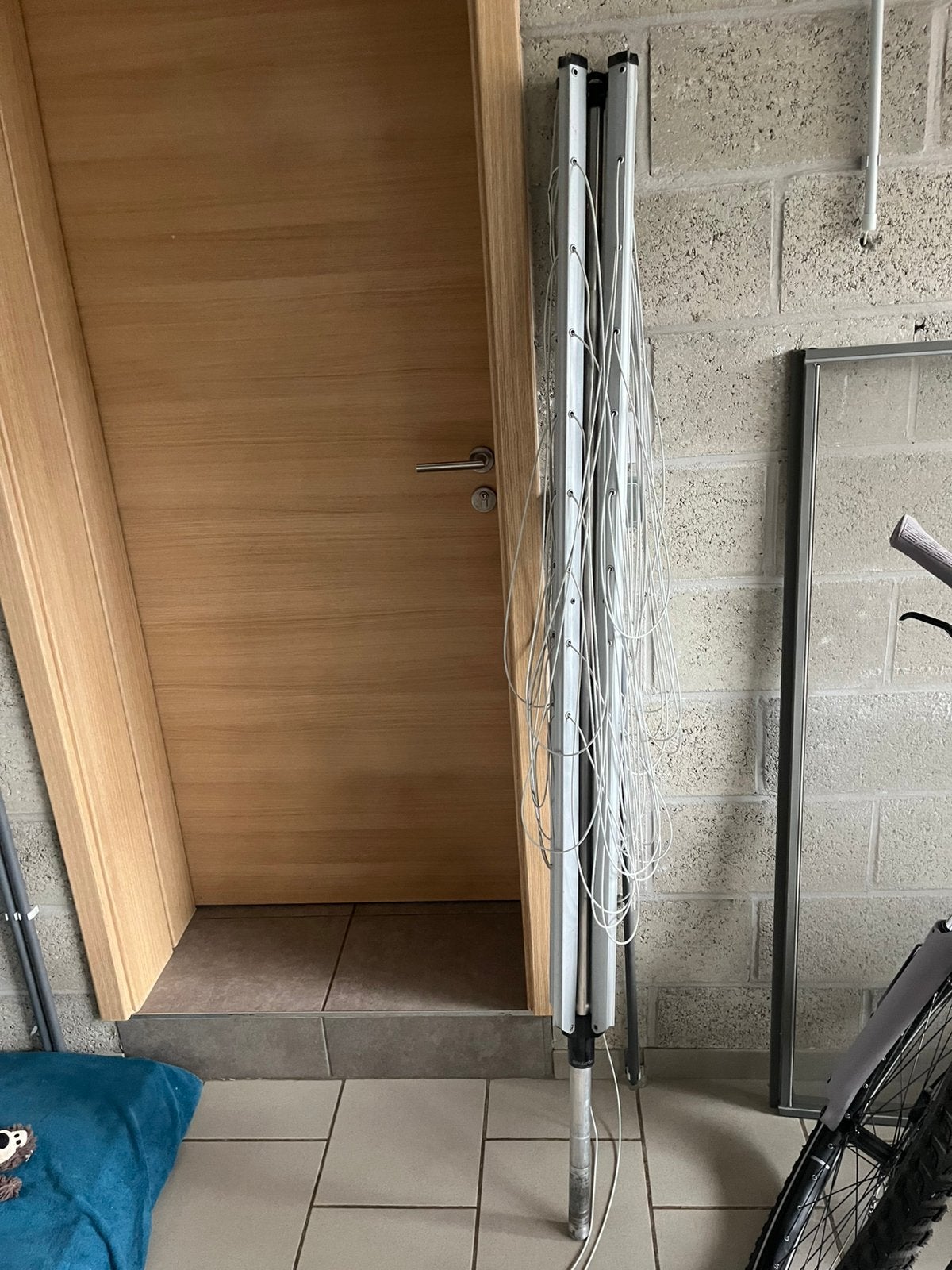 Etendoir a linge extérieur, Enlèvement, Utilisé