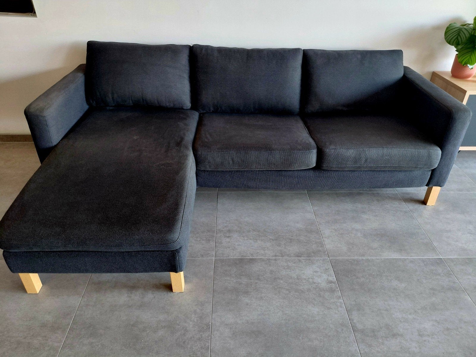 3-zit zetel met chaise longue, Huis en Inrichting, Ophalen