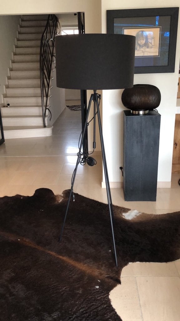 Staande lamp, Huis en Inrichting, Lampen | Vloerlampen, Ophalen, 100 tot 150 cm, E27 (groot), Zo goed als nieuw