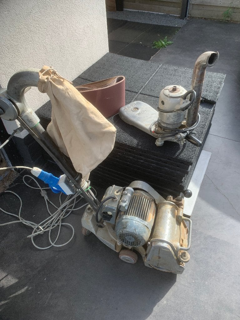 Parketschuurmachine, Enlèvement, Utilisé